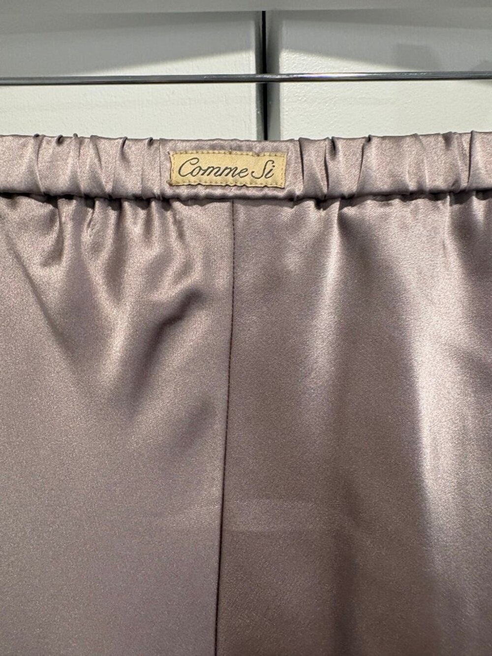 Comme Si The Silk Bias Pant in Lilac, XS - NWT